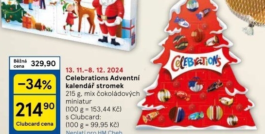 Adventní kalendář Celebrations Mars