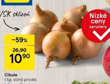 Cibule kuchyňská žlutá