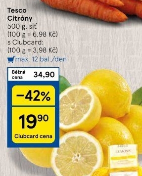 Citrony Tesco