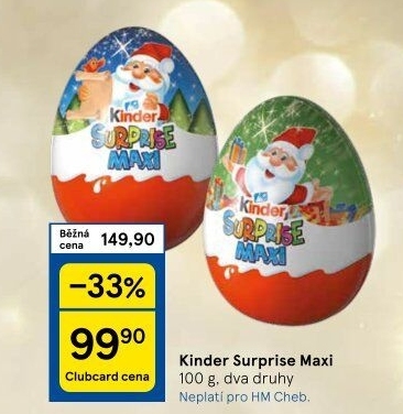 Čokoládové vajíčko s překvapením Kinder Surprise
