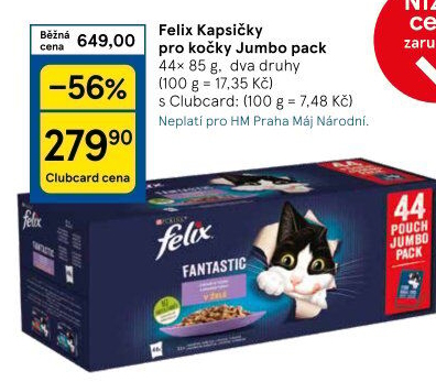 Kapsičky pro kočky Felix Purina
