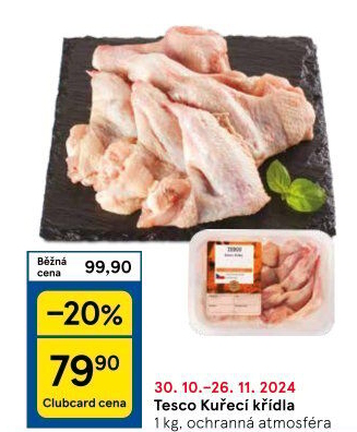 Kuřecí křídla Tesco