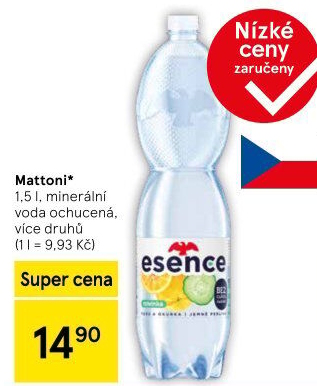 Ochucená voda Mattoni
