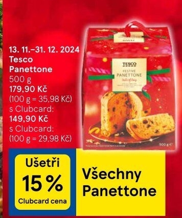Panettone Tesco