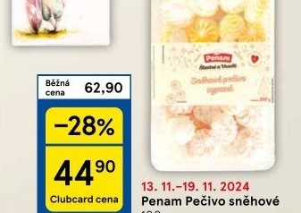 Pečivo sněhovéPenam