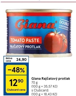 Rajčatový protlak Giana