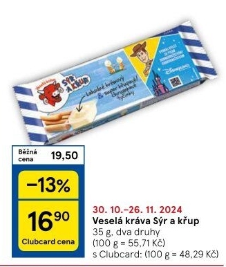 Sýr a křup Veselá kráva