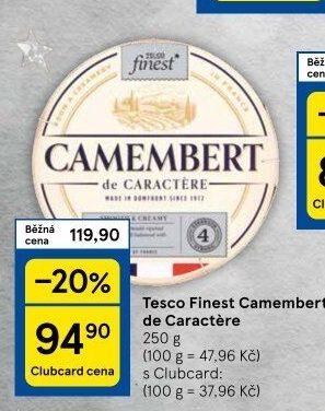 Sýr Camembert Tesco Finest