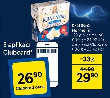 Sýr Hermelín Král sýrů