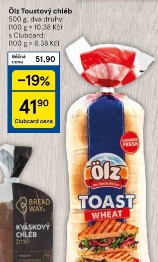 Toustový chléb Ölz