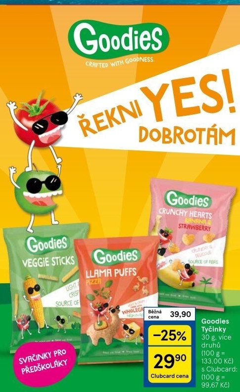 Tyčinky zeleninové Goodies