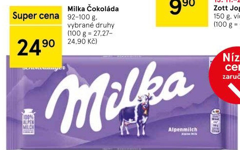 Čokoláda Milka