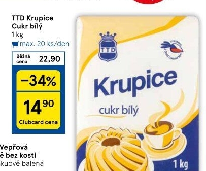Cukr krupice TTD