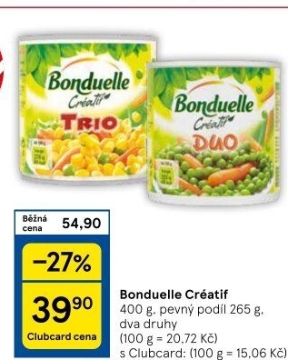 Konzervy Créatif Bonduelle