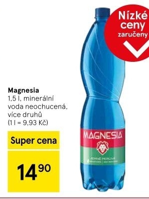 Přírodní voda Magnesia