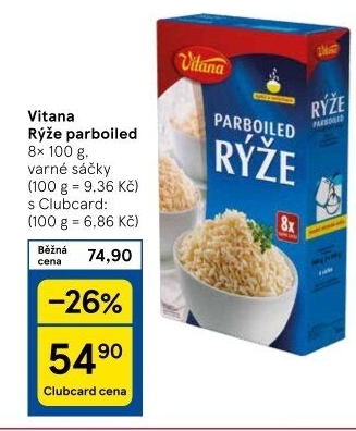 Rýže parboiled Vitana