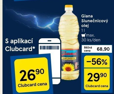 Slunečnicový olej Giana
