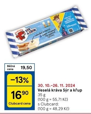 Sýr a křup Veselá kráva