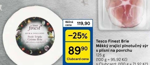 Sýr Brie Tesco Finest