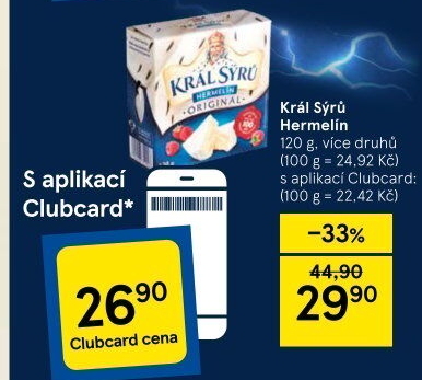 Sýr Hermelín Král sýrů