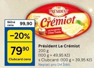 Sýr Le Crémiot Président
