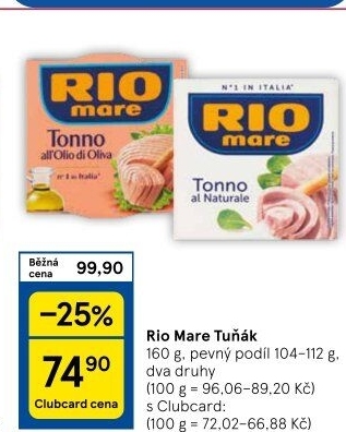 Tuňák Rio Mare