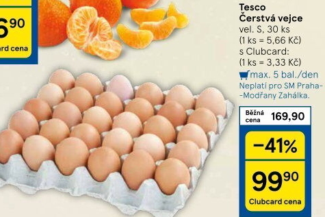 Vejce S Tesco