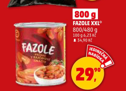 Fazole konzervované Bonjam