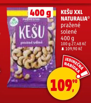 Kešu pražené Naturalia