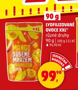 Lyofilizované ovoce