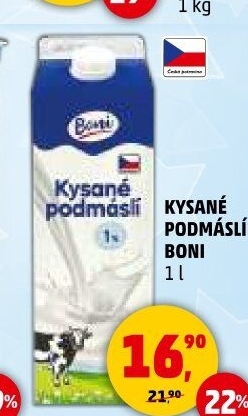Nápoj podmáslí kysané Boni