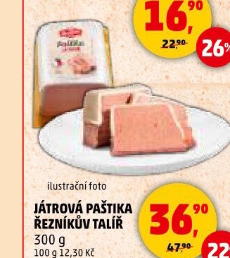 Paštika játrovka Řezníkův talíř