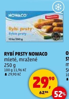 Rybí prsty předsmažené mražené Nowaco