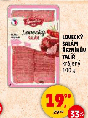 Salám lovecký Řezníkův talíř