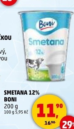 Smetana 12% Boni
