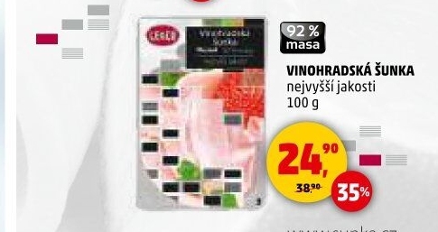 Šunka vinohradská nejvyšší jakosti LE&amp