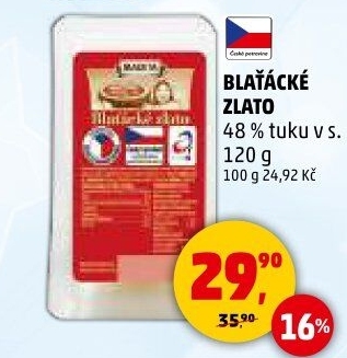 Sýr Blaťácké zlato Madeta
