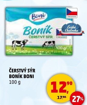Sýr čerstvý Boník Boni