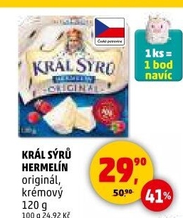 Sýr Hermelín Král sýrů