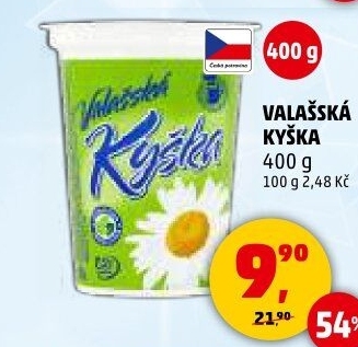 Valašská kyška Mlékárna Valašské Meziříčí