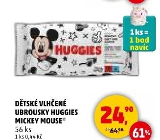 Vlhčené ubrousky dětské Disney Huggies