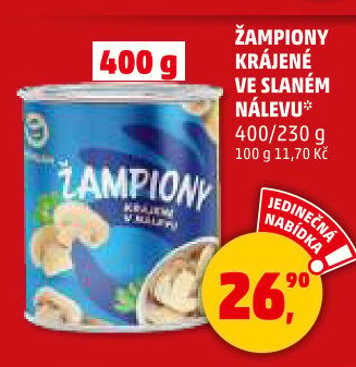 Žampiony konzervované Bonjam