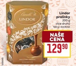 Bonboniéra Pralinky Lindor Lindt