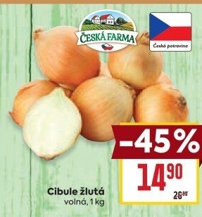 Cibule žlutá Česká Farma