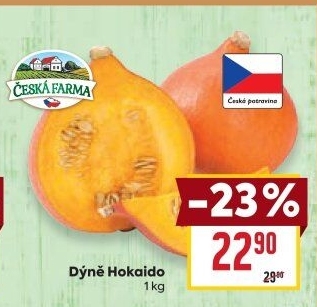 Dýně Hokaido Česká farma