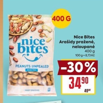 Pražené arašídy Nice Bites