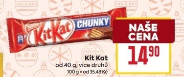 Tyčinka Kit Kat Nestlé