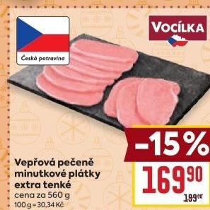 Vepřová pečeně bez kosti Vocílka
