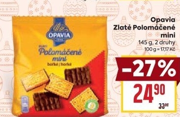 Zlaté polomáčené mini Zlaté Opavia