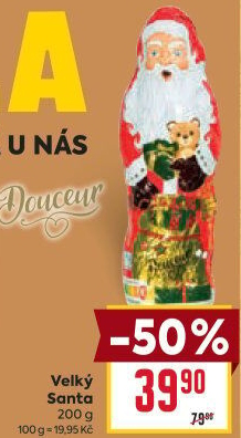 Čokoládový Santa Douceur